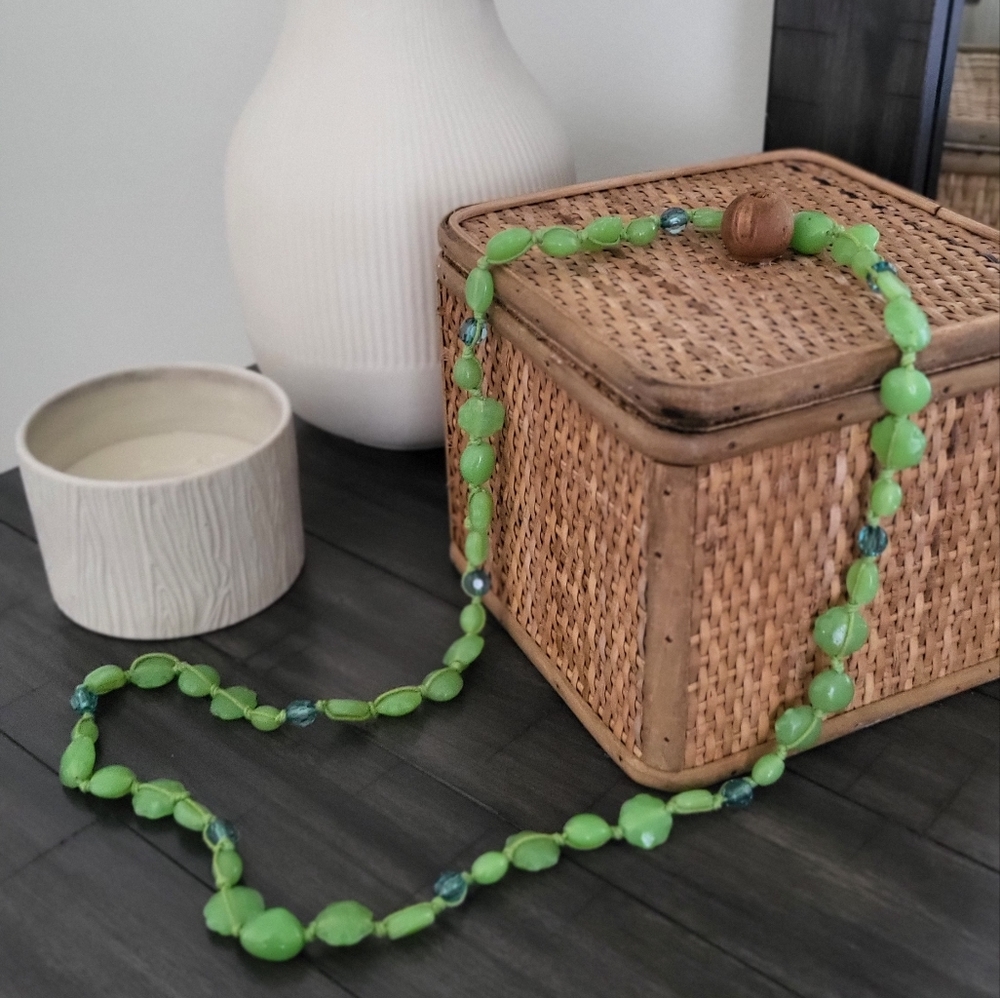 🚨LAST CALL: Jade Bead Necklace 41"